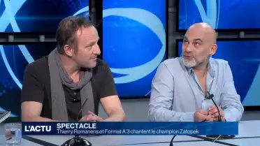 Thierry Romanens chante les exploits de Zátopek