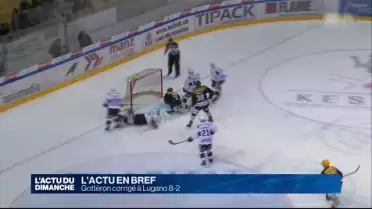Gottéron corrigé à Lugano 8-2