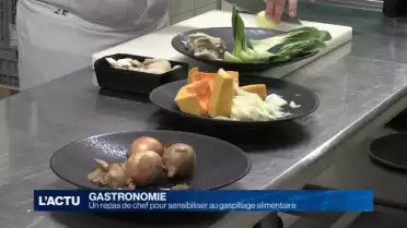 Un repas de chef pour sensibiliser au gaspillage alimentaire