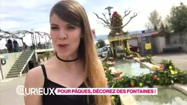 Décorer des fontaines pour Pâques