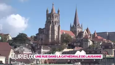 Une rue dans la cathédrale de Lausanne