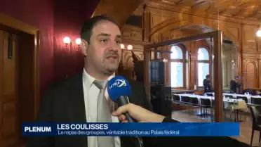 Le repas des groupes, véritable tradition au Palais fédéral