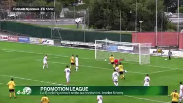 Le Stade Nyonnais reste au contact du leader Kriens