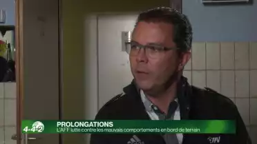 L&#039;AFF lutte contre la violence aux bords des terrains.