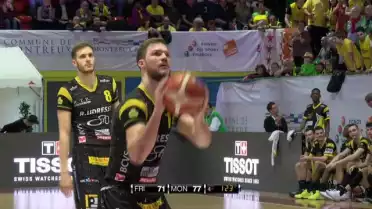 SBL CUP, finale masculine Fribourg-Monthey, la fin du match