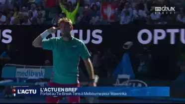 Forfait au Tie Break Tens à Melbourne pour Wawrinka