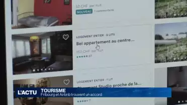 Fribourg et Airbnb trouvent un accord