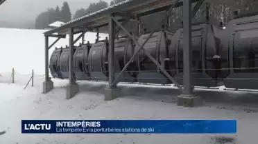 Evi paralyse les stations de ski