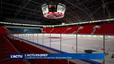 La patinoire de St-Léonard sur de bonnes voies