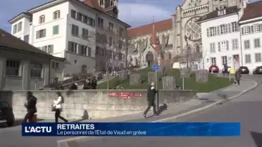 Le personnel de l'État de Vaud en grève