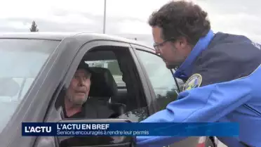 Seniors encouragés à rendre leur permis
