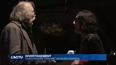 Le jeux d&#039;enquête &quot;Crime ville&quot; recrute des comédiens