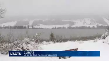 Le lac de Joux n&#039;a toujours pas gelé