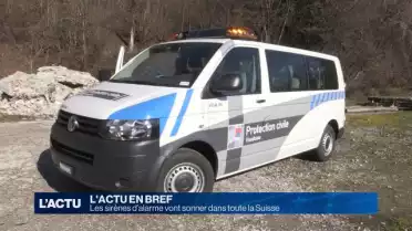 Les sirènes d’alarme vont sonner dans toute la Suisse