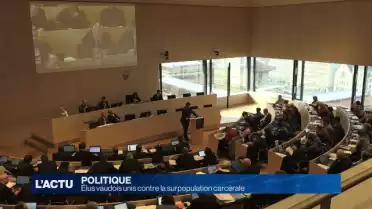 Élus vaudois unis contre la surpopulation carcérale
