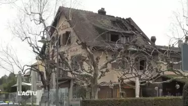 Incendie à l&#039;Hôtel de la Plage de Préverenges