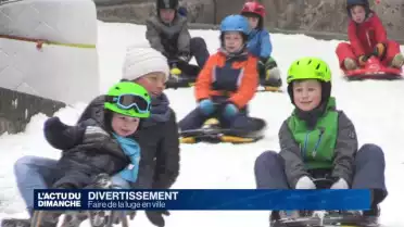 Faire de la luge en ville