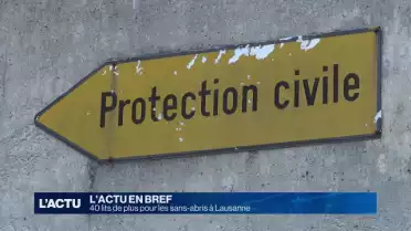 40 lits de plus pour les sans-abris à Lausanne