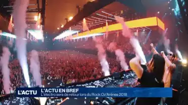 L&#039;électro sera de retour lors du Rock Oz&#039;Arènes 2018