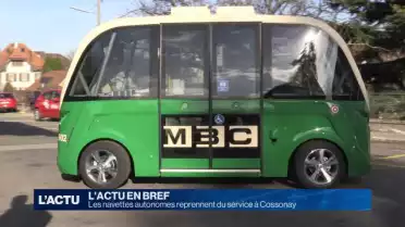 Les navettes autonomes reprennent du service à Cossonay