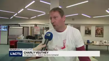 Le salon du livre romand débute à Fribourg