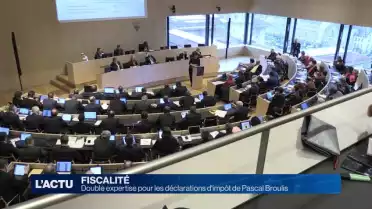 Double expertise pour les impôts de Pascal Broulis