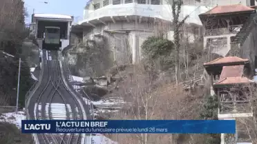 Réouverture du funiculaire prévue le lundi 26 mars