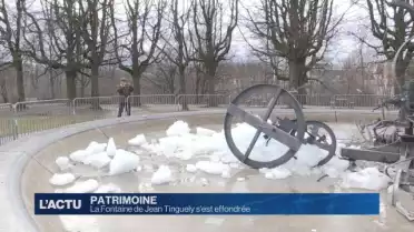 La fontaine de Jean Tinguely s&#039;est effondrée