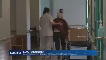 Prescriptions de psychotropes en baisse dans les EMS