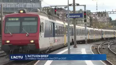 Un meilleur résultat pour les CFF en 2017