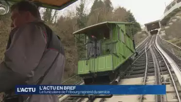 Le funiculaire de Fribourg est reparti