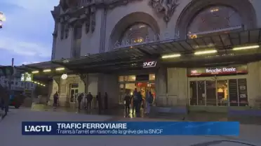 Trafic ferroviaire perturbé en raison de la grève SNCF