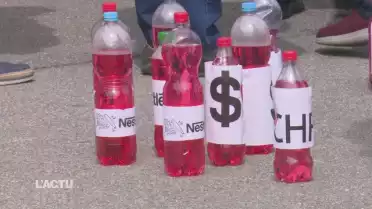 Manifestation contre Nestlé