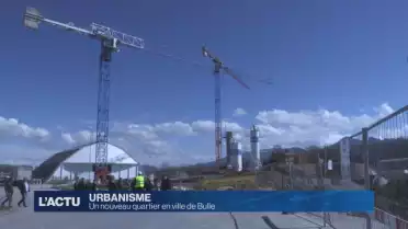 Un nouveau quartier en ville de Bulle