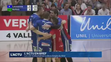 Le LUC Volleyball est à deux doigts du titre de champion