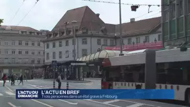 Trois personnes dans un état grave à Fribourg