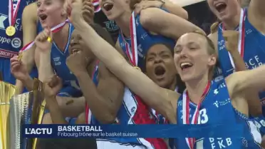 Fribourg trône sur le basket suisse.