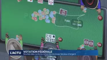 Soutient des cantons romands à la loi sur les jeux d&#039;argent