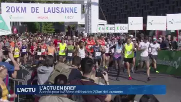 La 37e édition des 20KM de Lausanne a fait un carton
