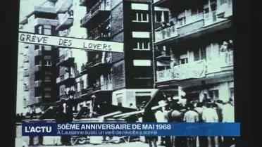 A Lausanne aussi, un vent de révolte a sonné en mai 1968
