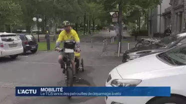 Le TCS lance des patrouilles de dépannage à vélo 