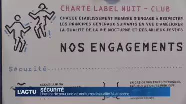 Une charte pour une vie nocturne de qualité à Lausanne
