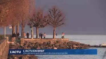 Une semaine dévolue à la proprété à Lausanne