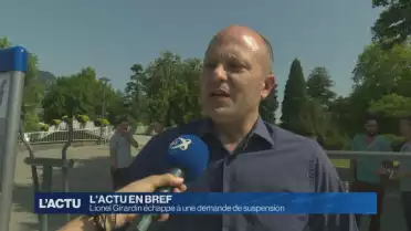 Lionel Girardin échappe à une demande de suspension