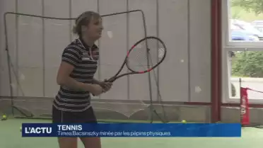 Timea Bacsinszky minée par les pépins physiques