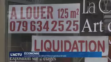 Le commerce de détail fribourgeois s&#039;érode