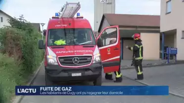 Fuite de gaz à Cugy