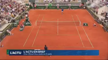 Stan Wawrinka cède en 5 sets