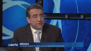 La version papier du &quot;Matin&quot; pourrait disparaître en juillet