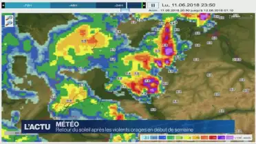 Début de semaine marqué par de grosses intempéries